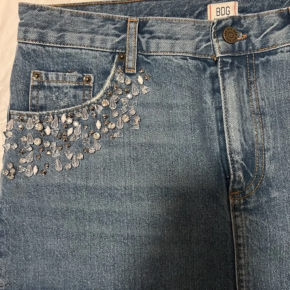 BDG Rhinestone Micro Mini - Picture 4 of 4